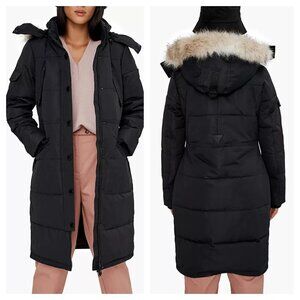 NEW Noize Kaylee Size XS Long Heavyweight Hooded Parka Coat